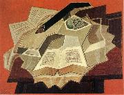 Juan Gris The book is opened USA oil painting artist